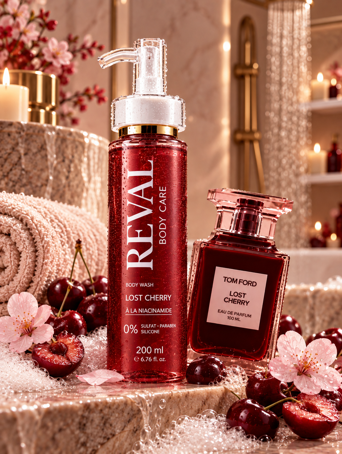 Reval Gel Douche Parfumé - Lost Cherry